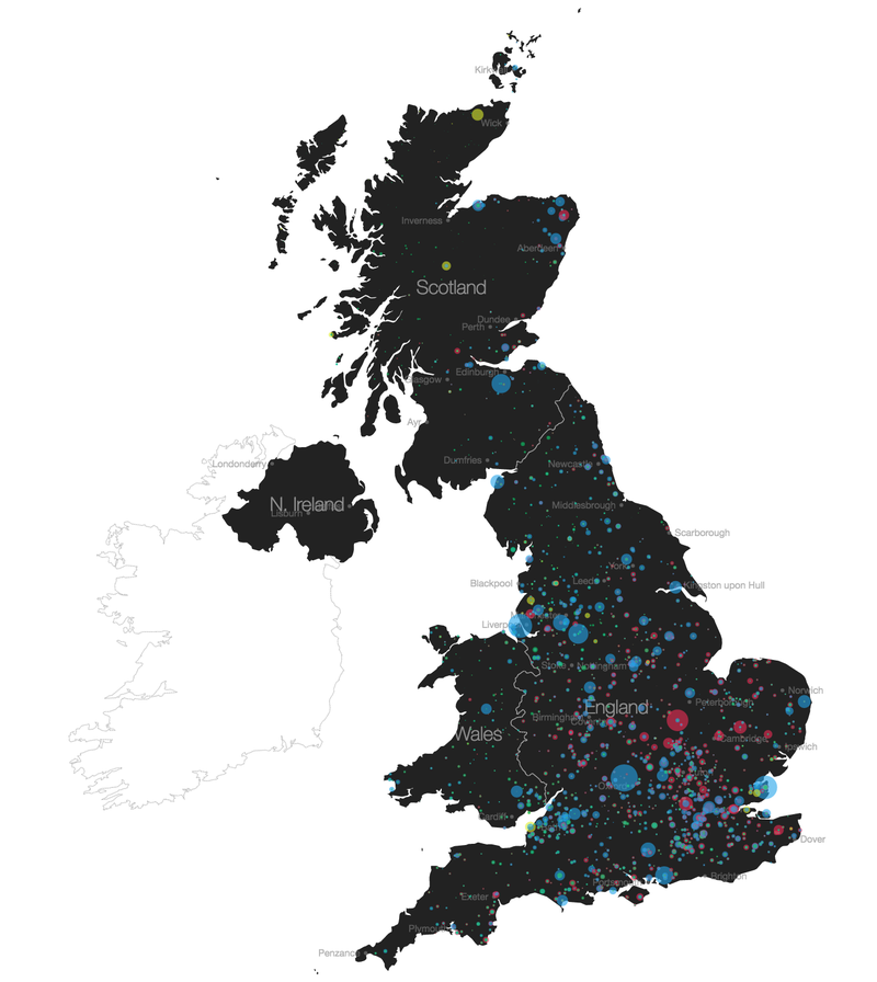 Plotting georaphical data.